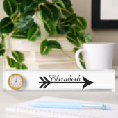 Personalisierter Pfeil Namensplakette