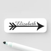 Personalisierter Pfeil Namensschild (Beispiel)