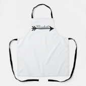 Personalisierter Pfeil Schürze (Vorderseite)