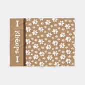 Personalisierter Pflaster Fleecedecke (Vorderseite (Horizontal))