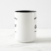 Personalisierter Pflegestudent mit Koffein Tasse (Zentrum)