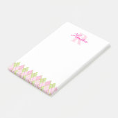 Personalisierter Pfosten Post-it Klebezettel (angewinkelt)