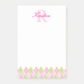 Personalisierter Pfosten Post-it Klebezettel (Vorderseite)