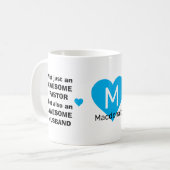 Personalisierter PHANTASTISCHER PASTOR PHANTASTISC Kaffeetasse (Vorderseite Links)