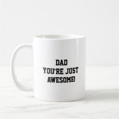 Personalisierter PHANTASTISCHER VATER Christliches Kaffeetasse (Links)