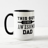 Personalisierter Phantastischer Vater Tasse (Links)