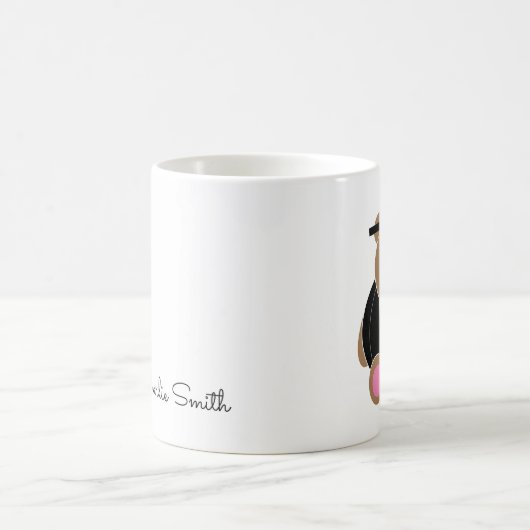 Personalisierter Phd niedlich Teddybär Kaffeetasse (Mittel)
