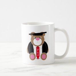 Personalisierter Phd niedlich Teddybär Kaffeetasse