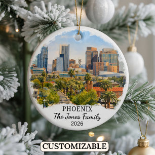 Personalisierter Phoenix-Schmuck, Benutzerdefinier Keramik Ornament