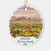 Personalisierter Phoenix-Schmuck, Maßgeschneidert  Keramik Ornament (Links)