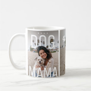 Personalisierter PhotoPop Beste Hundemama 2 Foto Kaffeetasse