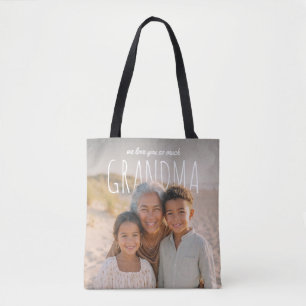 Personalisierter PhotoPop Wir lieben dich so sehr Tasche