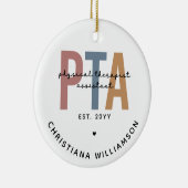 Personalisierter Physiotherapeut-Assistent Keramik Ornament (Rechts)