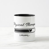 Personalisierter Physiotherapeut Grad Abschluss Tasse (Zentrum)