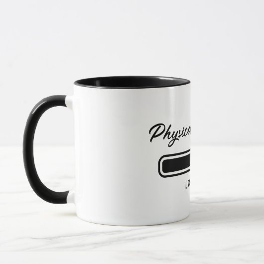 Personalisierter Physiotherapeut Grad Abschluss Tasse (Links)
