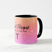 Personalisierter Physiotherapeut Rainbow Medical Tasse (VorderseiteRechts)