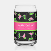 Personalisierter Pickleball-Cocktail-Dinks-und-Dri Dosenglas (Vorderseite)