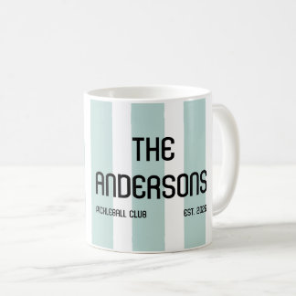 Personalisierter Pickleball-Familienname-Club Kaffeetasse