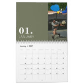 Personalisierter Pickleball-Foto-Kalender Kalender (Jan 2027)