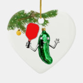 Personalisierter Pickleball Keepake 2023 Keramik Ornament (Hinten)