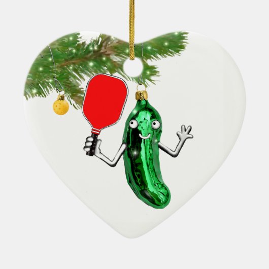 Personalisierter Pickleball Keepake 2023 Keramik Ornament (Hinten)