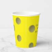 Personalisierter Pickleball Party Paper Cup Pappbecher (Rechts)