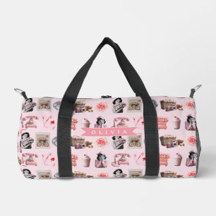 Personalisierter Pin-Up Glamour Alter Hollywood Re Duffle Bag