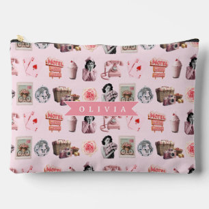 Personalisierter Pin-Up Glamour Alter Hollywood Re Zubehörtasche