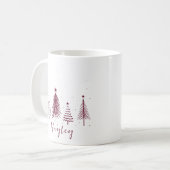 Personalisierter Pine Tree Kaffeetasse (Vorderseite Links)