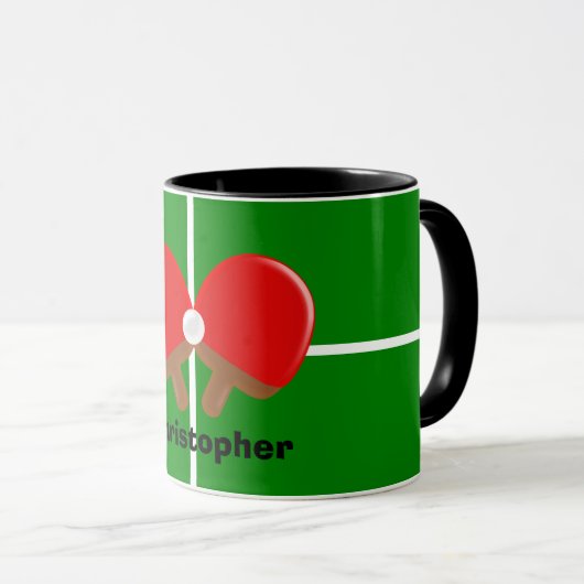 Personalisierter Ping Pong Tasse (VorderseiteRechts)