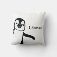 Personalisierter Pinguin Schwarzweiß | Baby