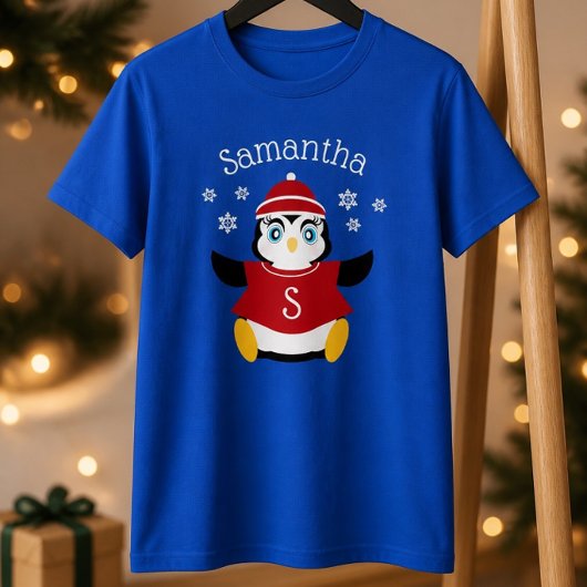Personalisierter Pinguin-T - Shirt
