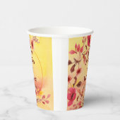 Personalisierter Pink Cheroms Papiercup Pappbecher (Rechts)