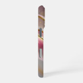 Personalisierter Pink Gold Glas UI Button Name iPhone Hülle (Rechte Seite)