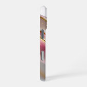 Personalisierter Pink-Gold-Glas-UI-Button-Name iPhone Hülle (Rechte Seite)