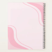 Personalisierter Pink-Jahresplanner mit Individuel Planer (Rückseite)