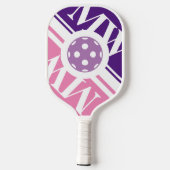 Personalisierter Pink-Pickleball-Schläger für Frau Pickleball Schläger (Rückseite)