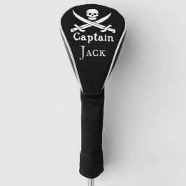 Personalisierter Pirate Captain Golf Head Cover Headcover