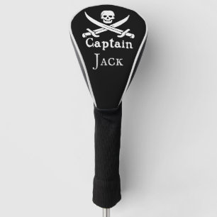 Personalisierter Pirate Captain Golf Head Cover Headcover