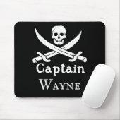 Personalisierter Piratenkapitän Mousepad (Mit Mouse)