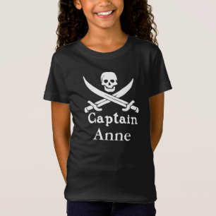 Personalisierter Piratenkapitän T-Shirt