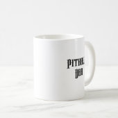 Personalisierter Pitbull-Vater Kaffeetasse (VorderseiteRechts)
