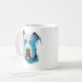 Personalisierter Pitbull-Vater Kaffeetasse (Vorderseite Links)