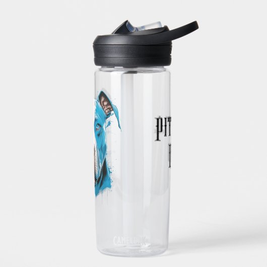 Personalisierter Pitbull-Vater Trinkflasche (Links)