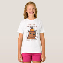 Personalisierter Pixel Capybara T - Shirt — Indivi