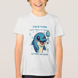 Personalisierter Pixel-Dolphin-T - Shirt — Individ