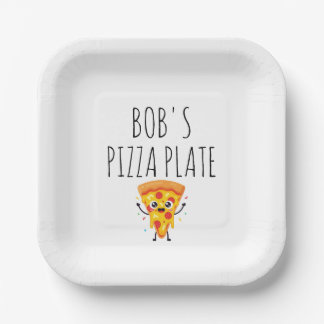 Personalisierter Pizzateller Pappteller