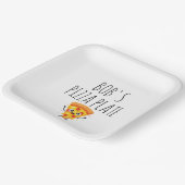 Personalisierter Pizzateller Pappteller (Gewinkelt)