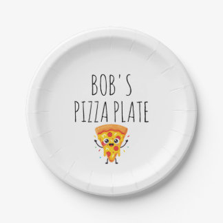 Personalisierter Pizzateller Pappteller