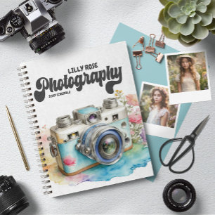 Personalisierter Planer für Fotografen Retro-Kamer